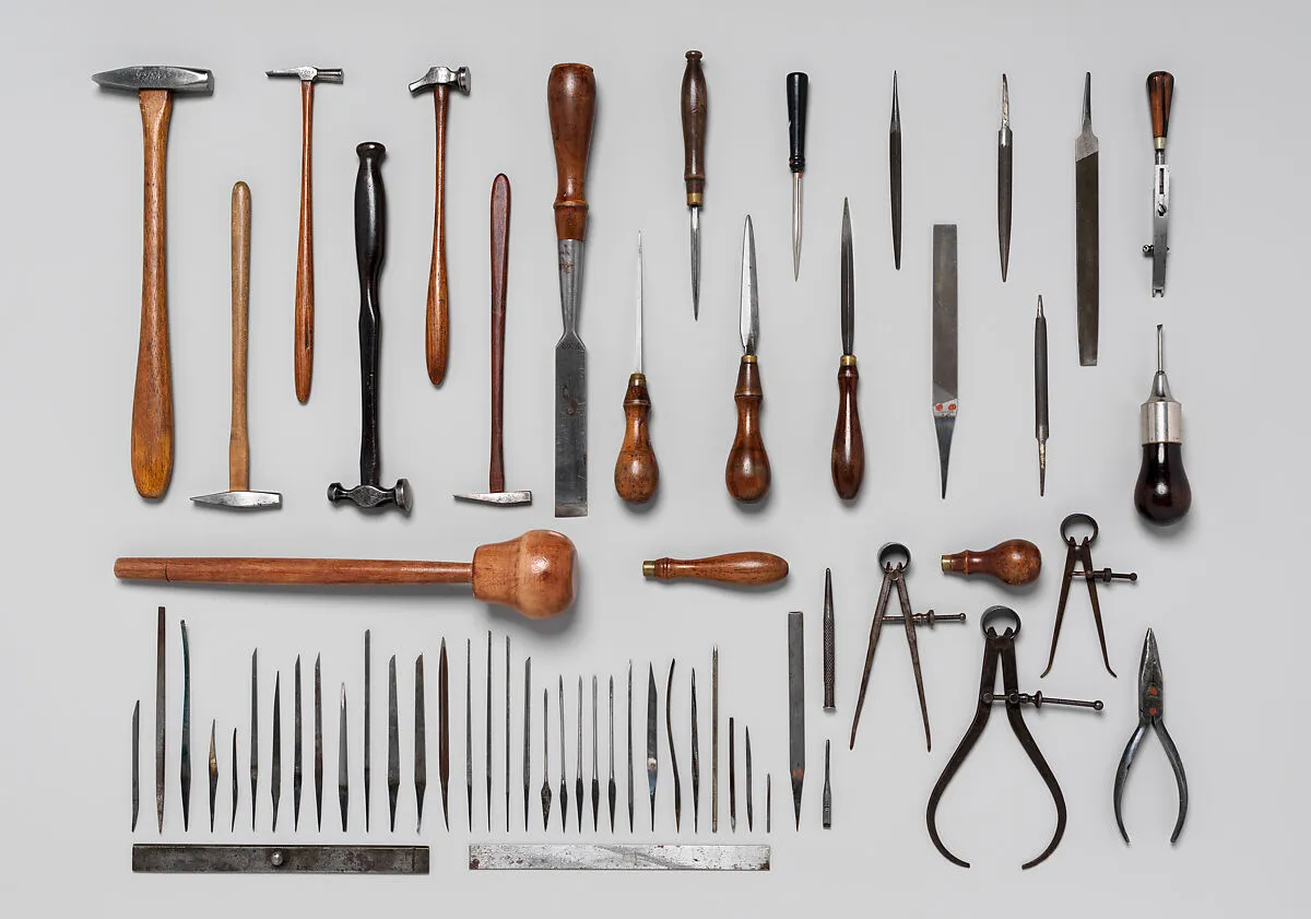 Set of Sixty-Two Engraving Tools of Louis D. Nimschke (1832–1904). The Met Open Art.