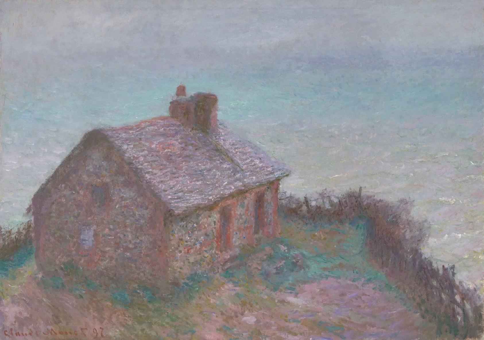 The Customs House at Varengeville, de Claude Monet